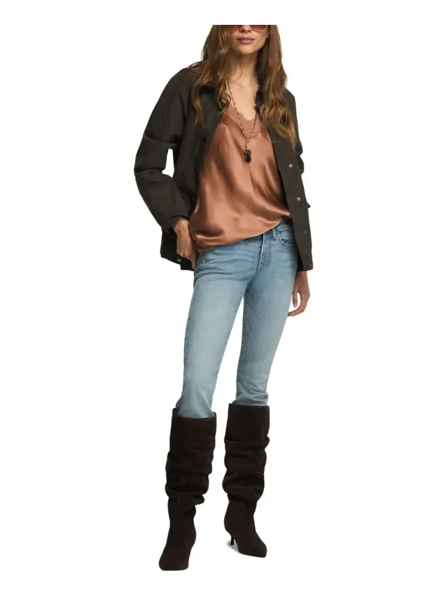 Женские прямые джинсы средней посадки Lucky Brand, Pale Sky Wash — изображение 2 из 6