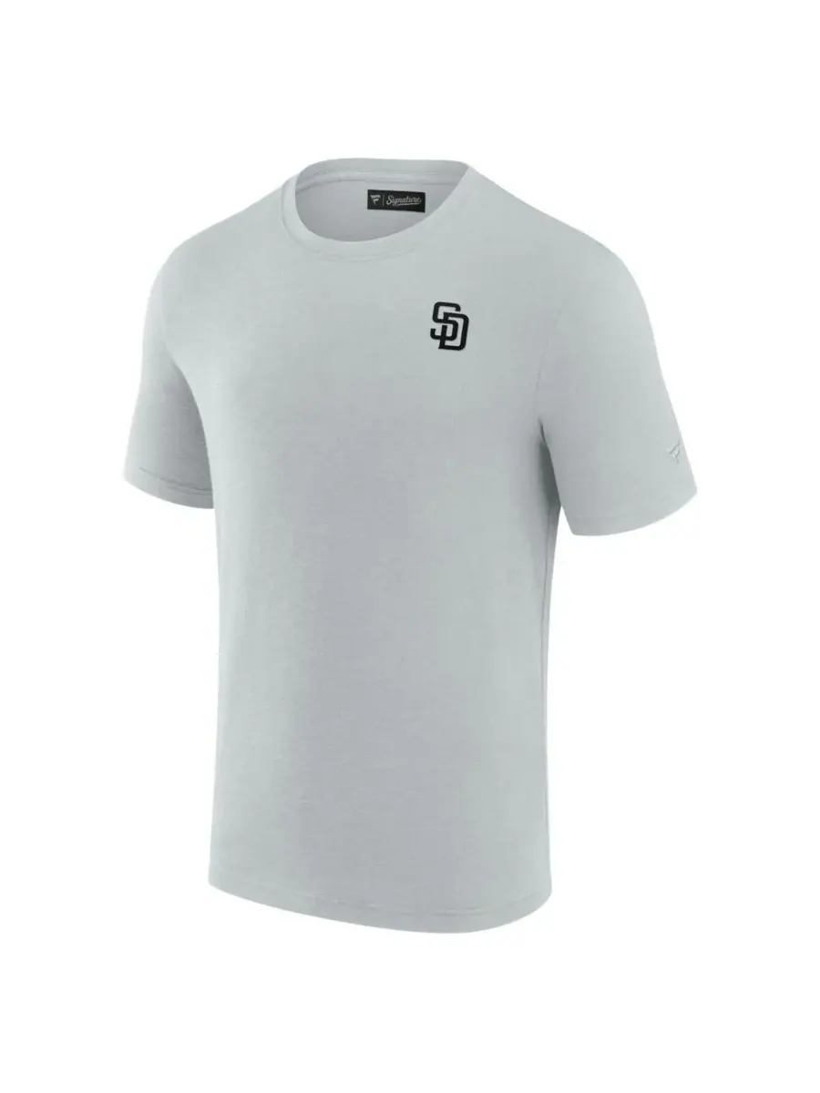 Fanatics Signature Мужская серая футболка с коротким рукавом San Diego Padres из модала — изображение 3 из 3, серый