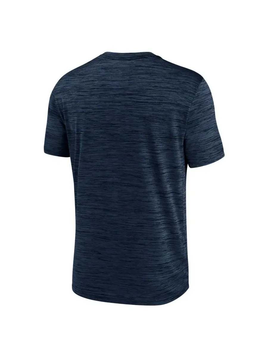 Мужская темно-синяя футболка Houston Astros из коллекции Authentic Velocity Dri-FIT Nike — изображение 3 из 3, темно-синий