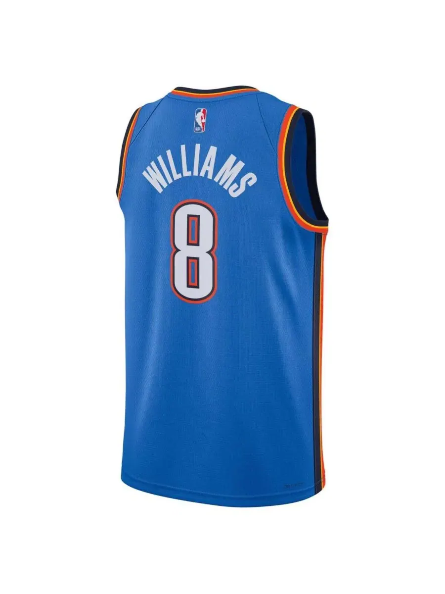 Баскетбольный джерси Jalen Williams Oklahoma City Thunder Icon Edition Nike — изображение 3 из 3, синий