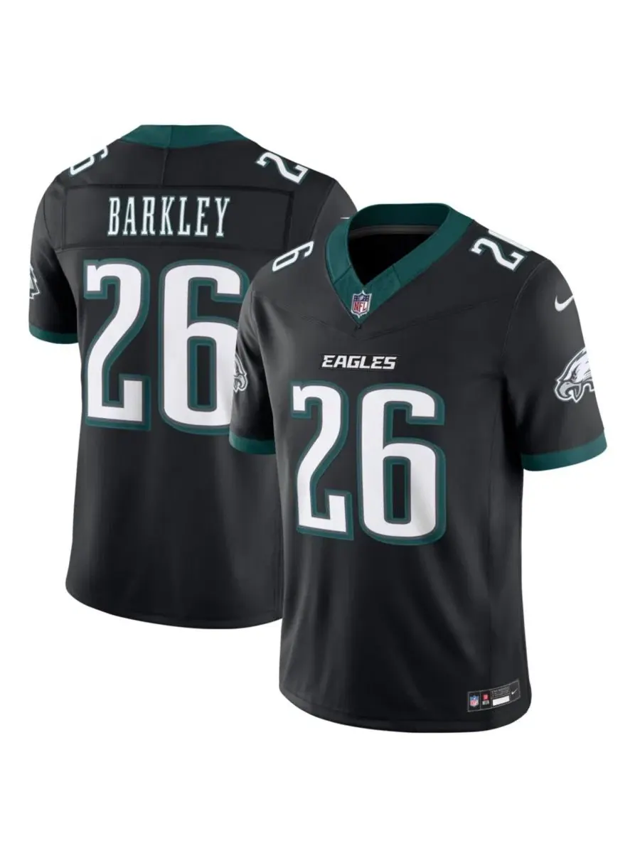 Футболка Nike Philadelphia Eagles Saquon Barkley Vapor F.U.S.E. Limited — изображение 1 из 2, черный
