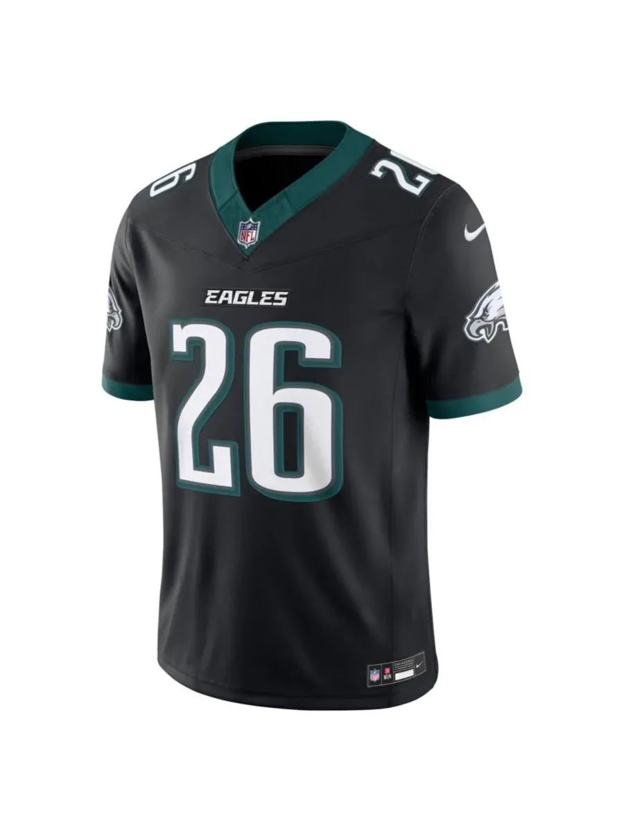 Футболка Nike Philadelphia Eagles Saquon Barkley Vapor F.U.S.E. Limited — изображение 2 из 2, черный