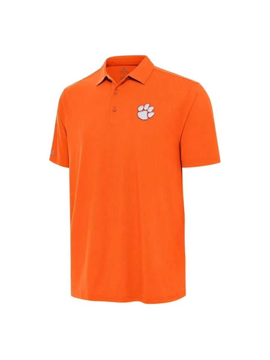 Поло с коротким рукавом Clemson Tigers Era Antigua — изображение 1 из 1, оранжевый