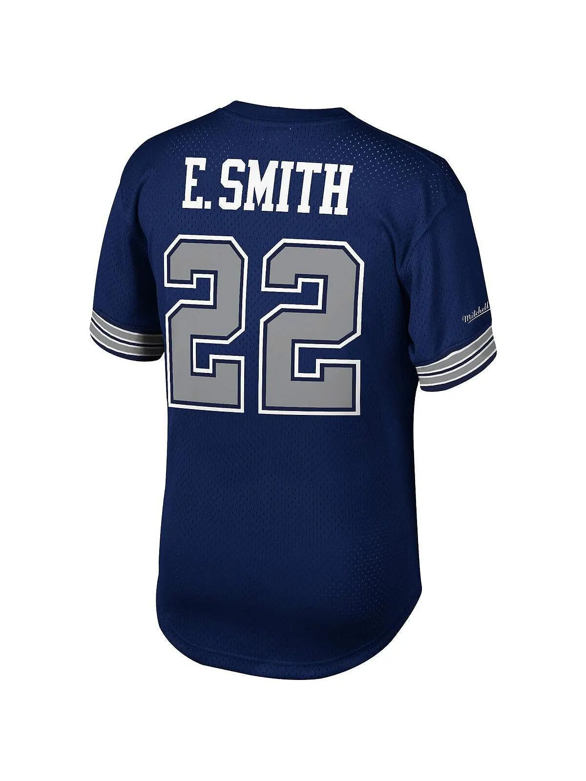 Мужская футболка Emmitt Smith Navy Dallas Cowboys с именем и номером игрока в отставке Mitchell & — изображение 2 из 3