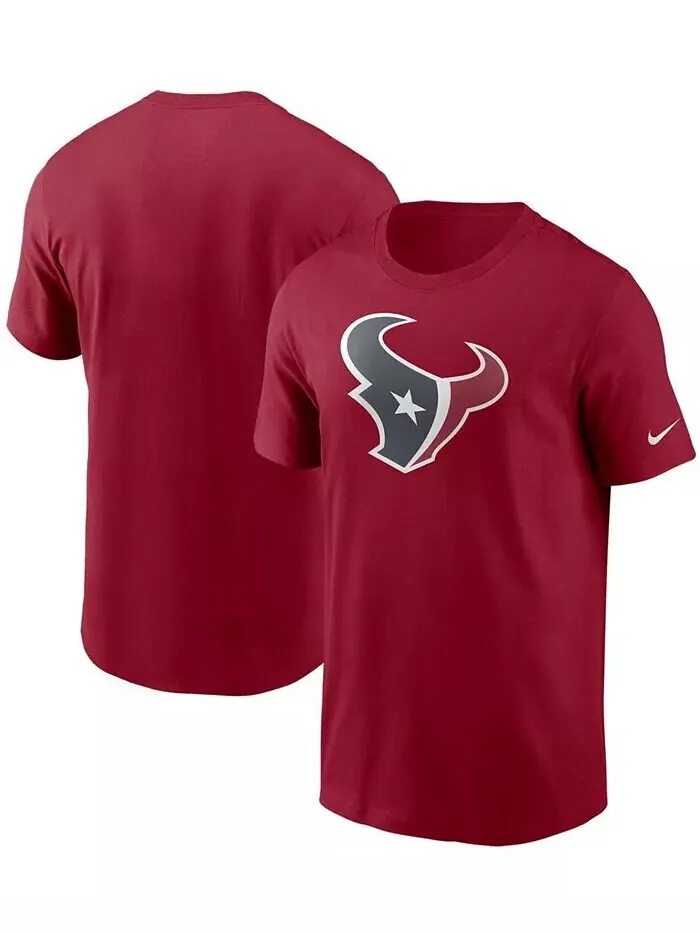 Мужская красная футболка с логотипом Houston Texans Primary Nike — изображение 1 из 3
