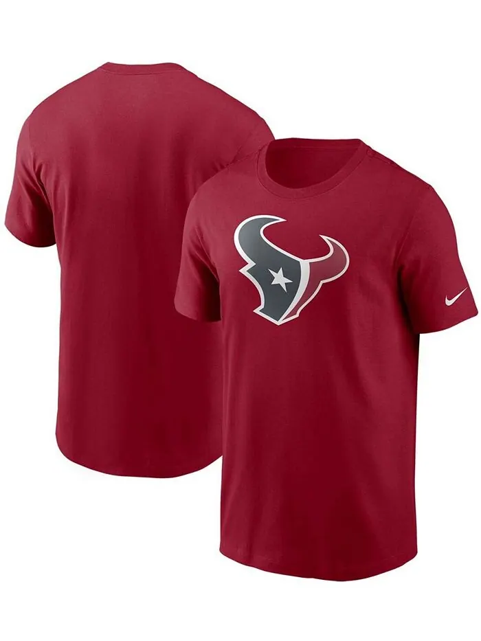 Мужская красная футболка с логотипом Houston Texans Primary Nike — изображение 1 из 3, красный