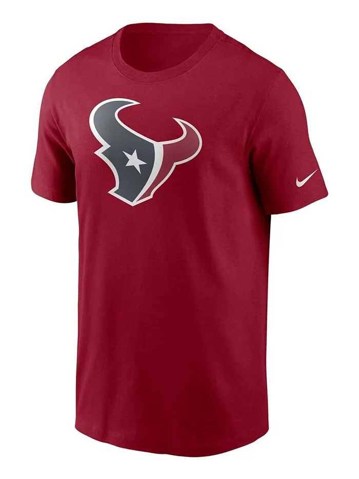 Мужская красная футболка с логотипом Houston Texans Primary Nike — изображение 2 из 3, красный