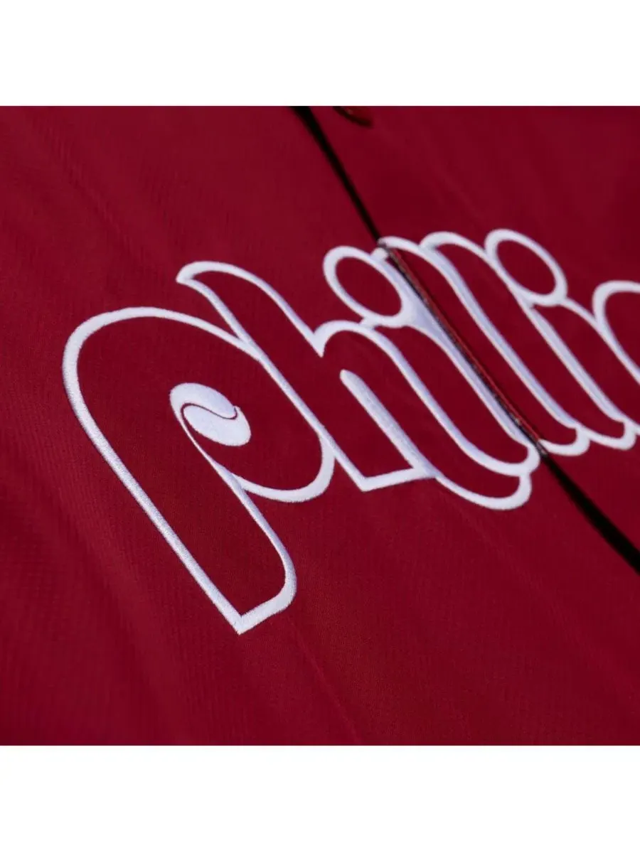Куртка-бомбер Philadelphia Phillies Mitchell & Ness — изображение 3 из 4, красный