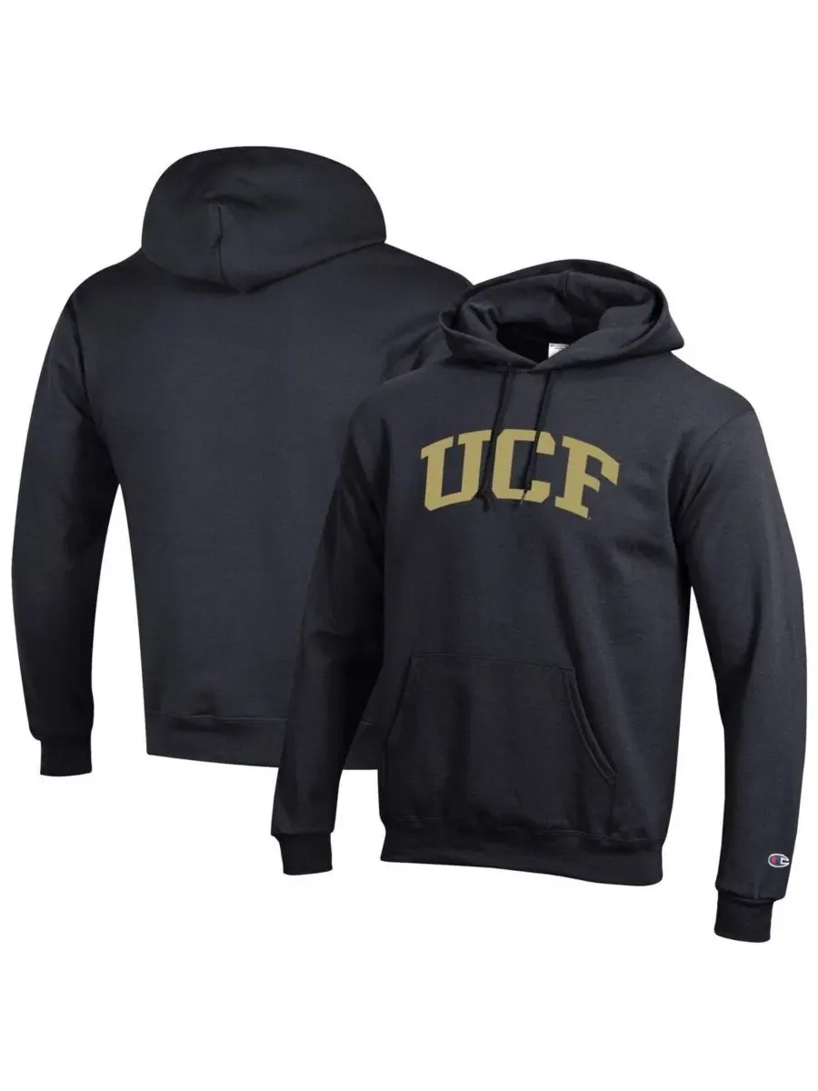 Худи с капюшоном UCF Knights Basic Arch Fleece Champion — изображение 1 из 3, черный