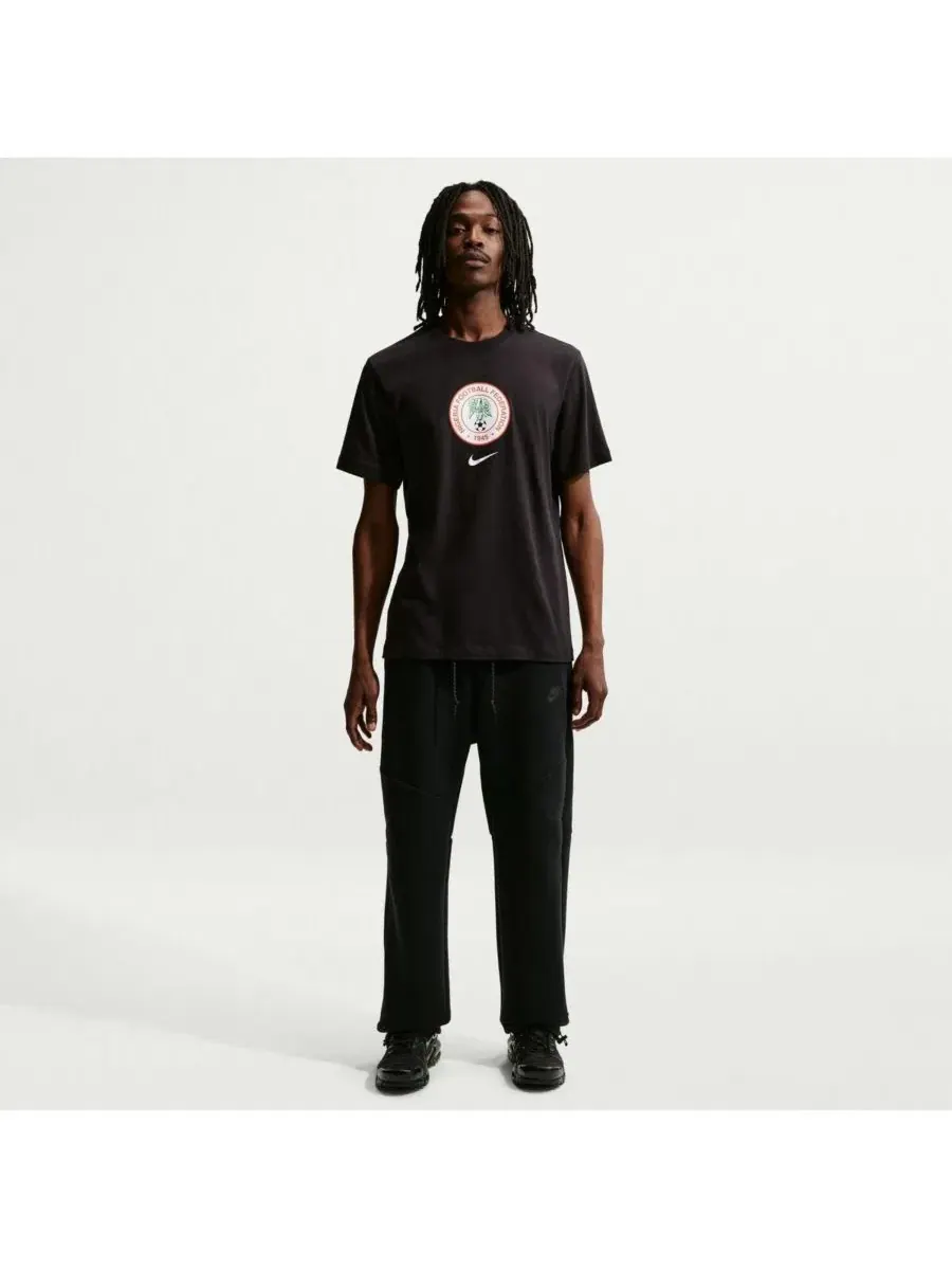 Футболка с принтом Nigeria National Team Crest Nike — изображение 1 из 5, черный