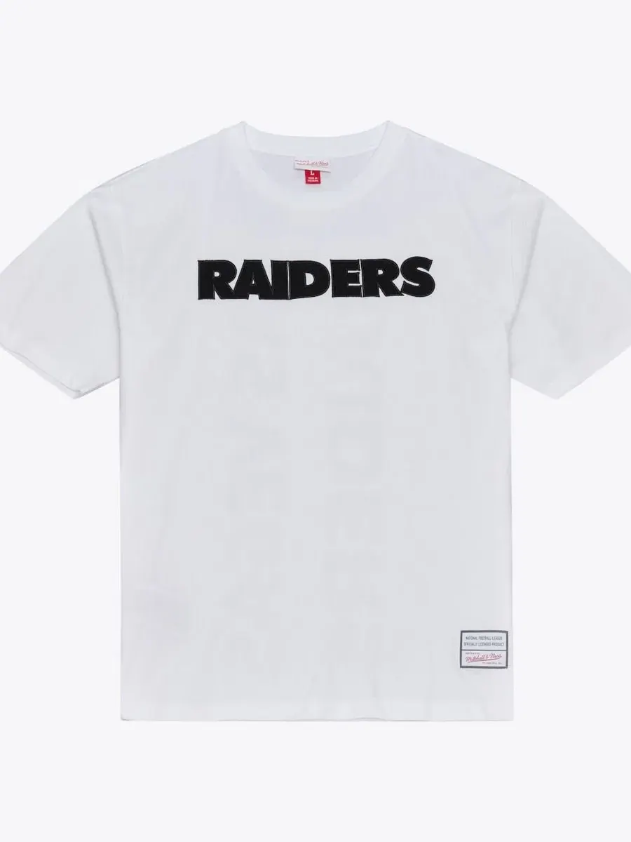 Футболка с принтом Monochrome Mitchell & Ness — изображение 1 из 4, белый