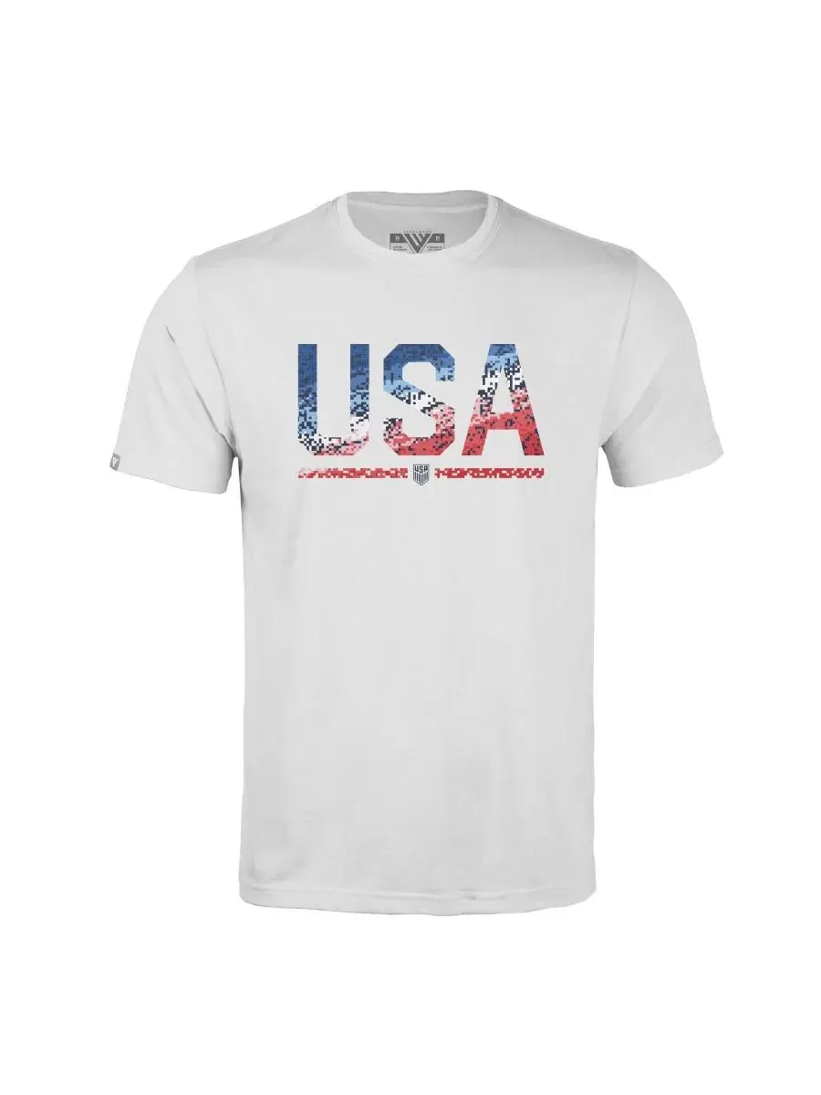 Футболка Richmond с принтом USMNT LevelWear — изображение 1 из 1, белый