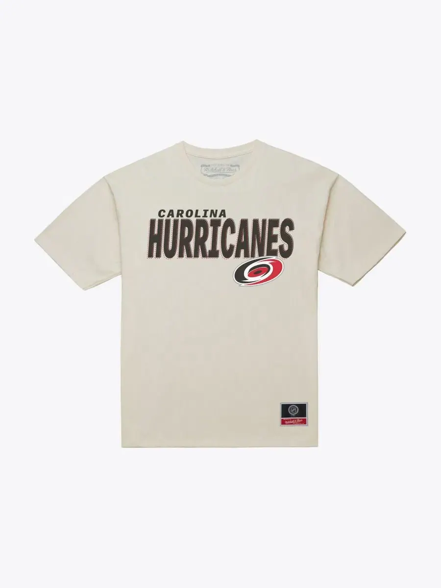 Футболка с принтом Core Plus Mitchell & Ness — изображение 1 из 2, бежевый