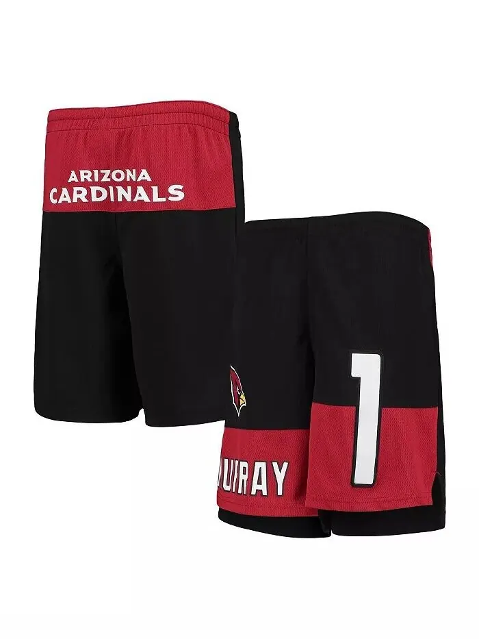 Шорты Big Boys Kyler Murray Black Arizona Cardinals с именем и номером игрока Outerstuff — изображение 1 из 2
