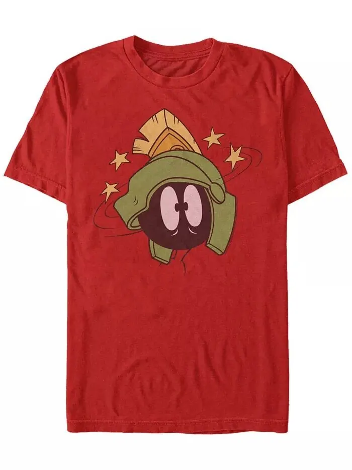 Футболка мужская Looney Tunes Marvin The Martian Head Spin с коротким рукавом Fifth Sun — изображение 1 из 1