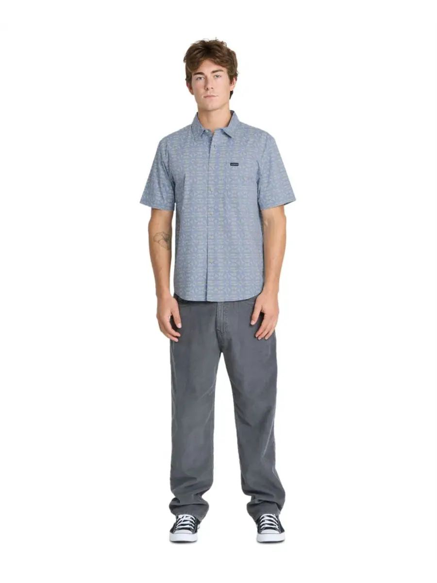 Рубашка с коротким рукавом с принтом Nature Tile Classic Quiksilver, Quiet Harbor — изображение 2 из 7