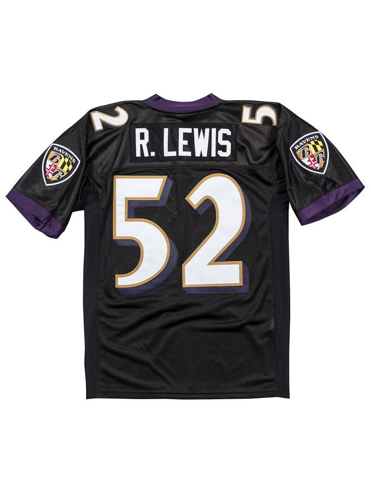Мужская футболка ray lewis baltimore ravens replica throwback jersey Mitchell & Ness — изображение 3 из 3, черный
