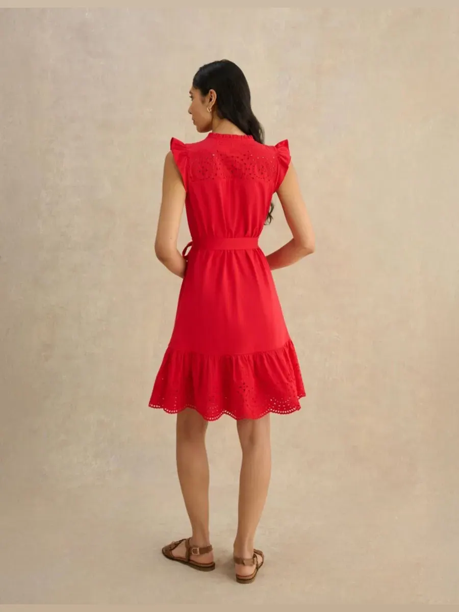 Платье-трапеция Romy Jersey Hobbs London, Salsared — изображение 4 из 6