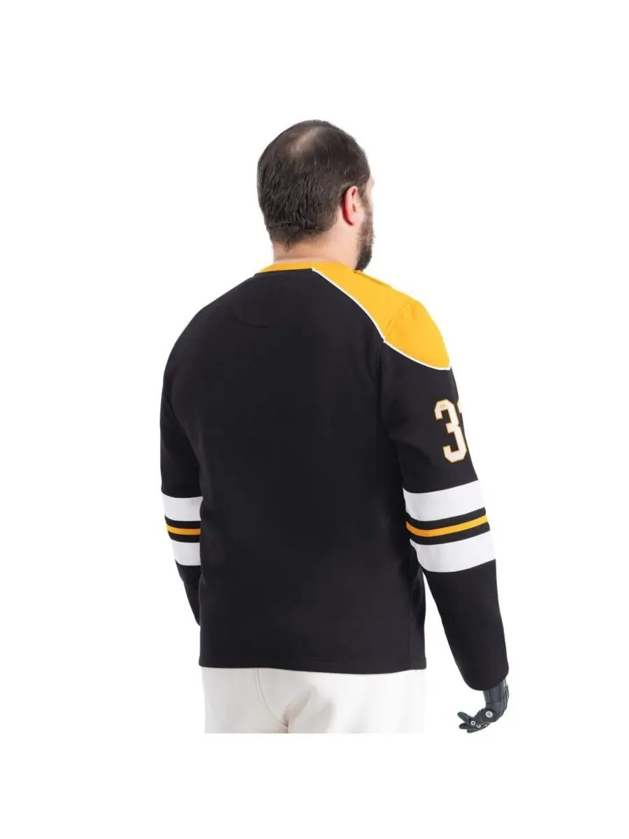 G-III Sports by Carl Banks Мужская черная толстовка с круглым вырезом Pittsburgh Steelers Adaptive — изображение 2 из 4
