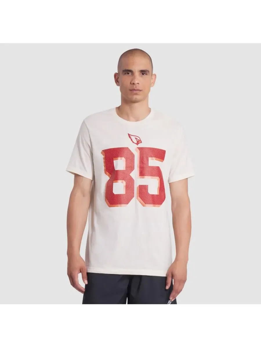 Мужская футболка Trey McBride Natural Arizona Cardinals 2025 Rivalries Collection с именем и — изображение 1 из 5, прозрачный