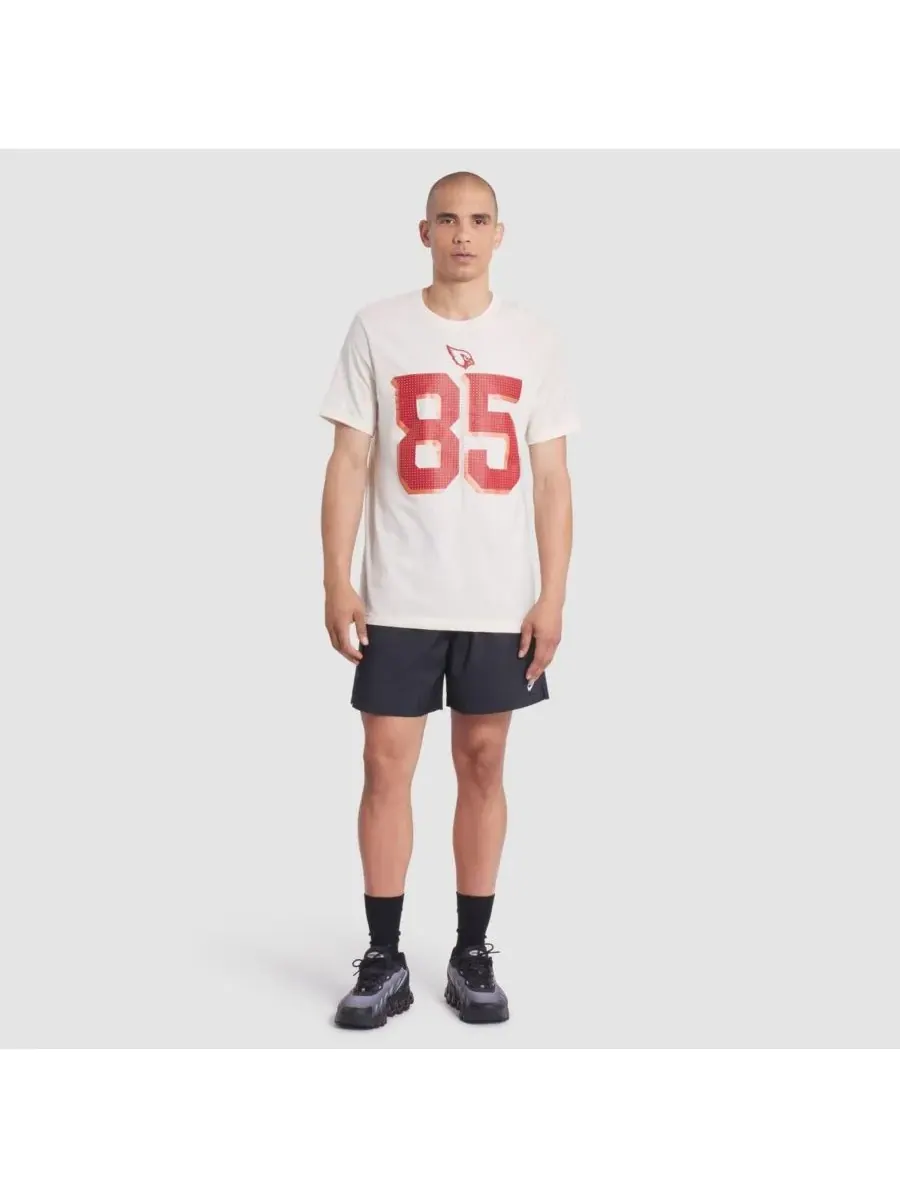 Мужская футболка Trey McBride Natural Arizona Cardinals 2025 Rivalries Collection с именем и — изображение 2 из 5, прозрачный