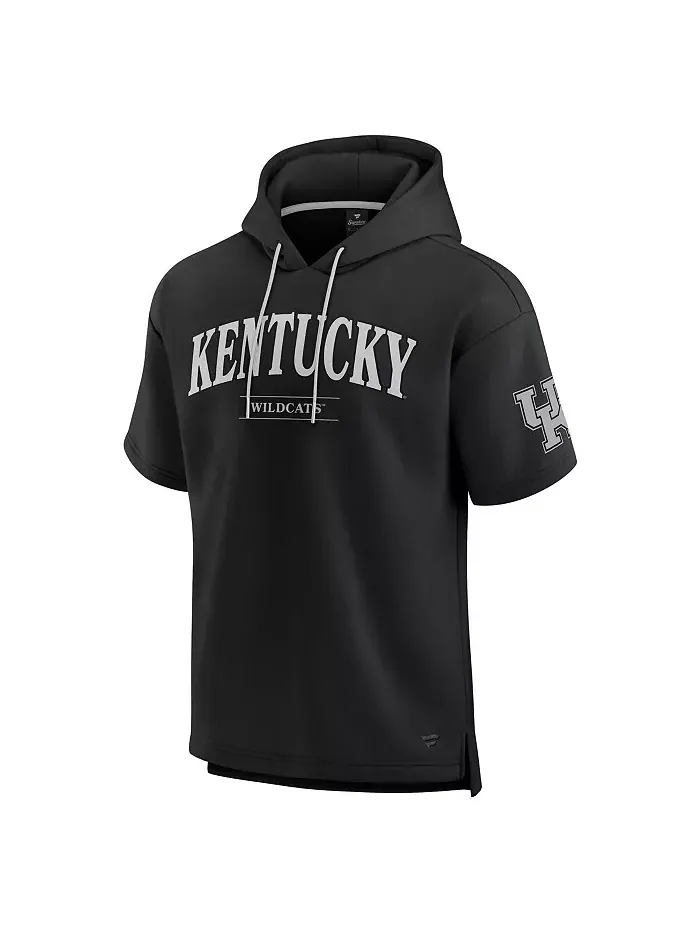 Мужская черная толстовка с капюшоном Kentucky Wildcats Ready с короткими рукавами Fanatics — изображение 3 из 3