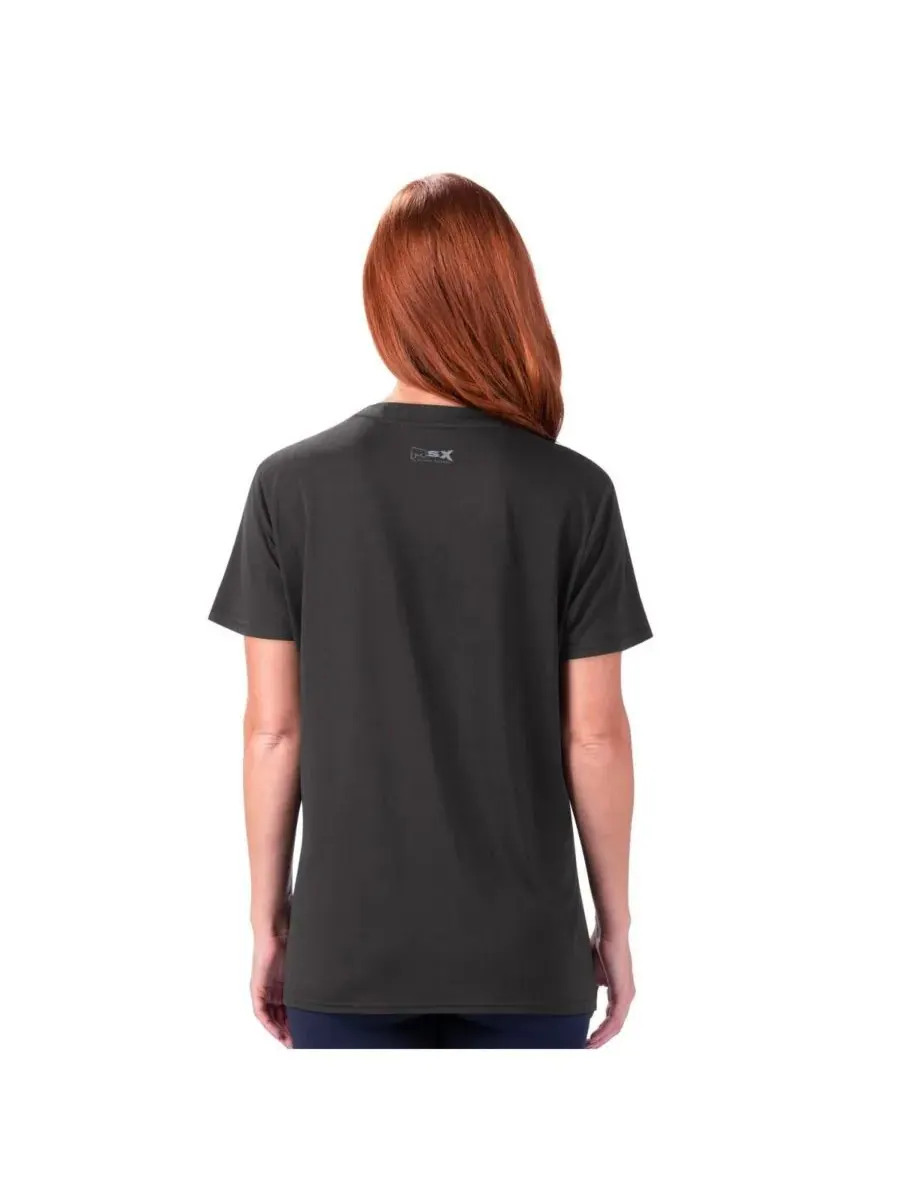 G-III 4Her by Carl Banks Женская черная футболка Detroit Lions Jacey Performance Tri-Blend — изображение 2 из 2, черный