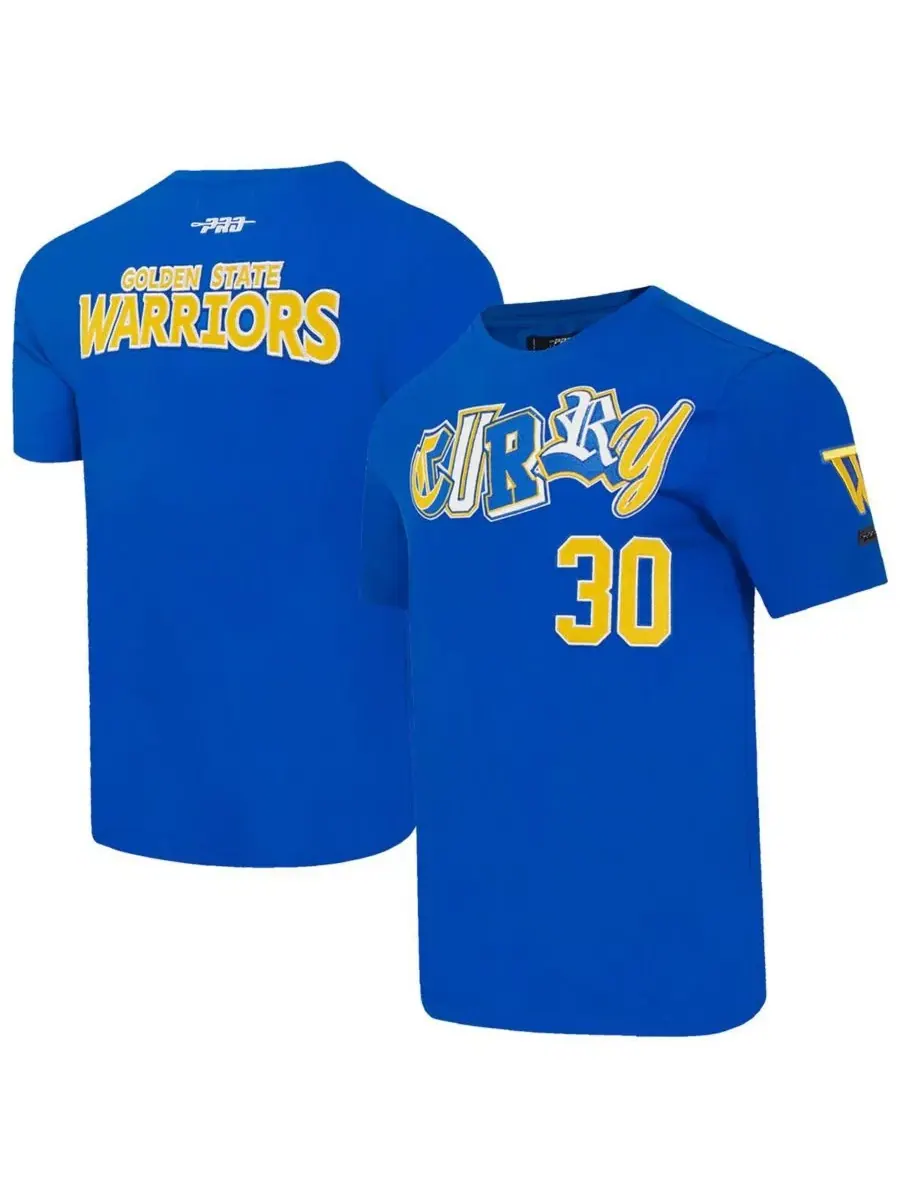 Pro Standard Мужская футболка Stephen Curry Royal Golden State Warriors City Ransom