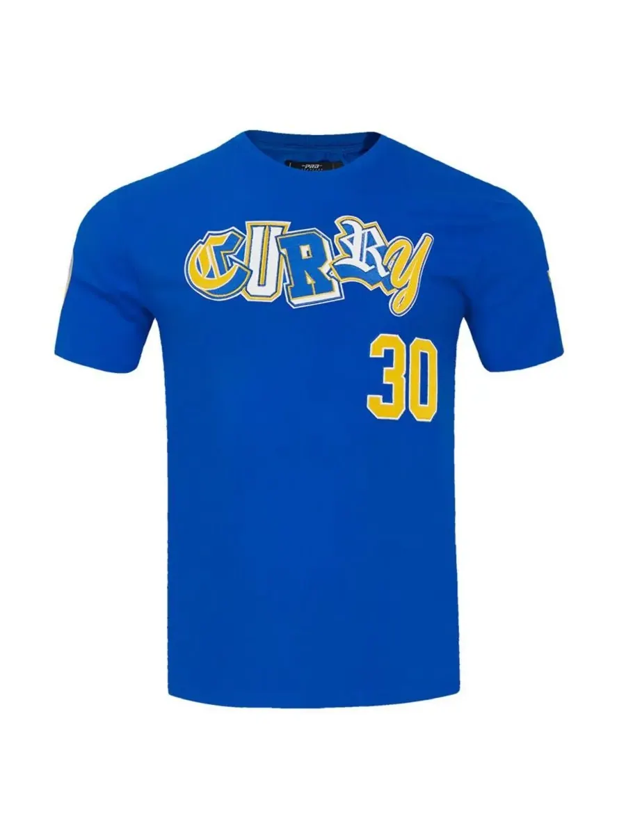 Pro Standard Мужская футболка Stephen Curry Royal Golden State Warriors City Ransom — изображение 3 из 5, королевский