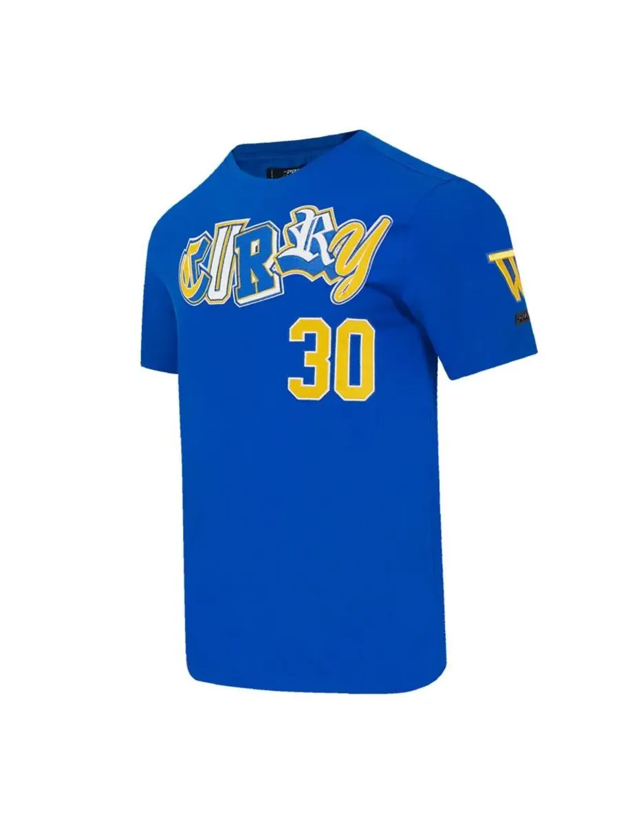 Pro Standard Мужская футболка Stephen Curry Royal Golden State Warriors City Ransom — изображение 5 из 5, королевский