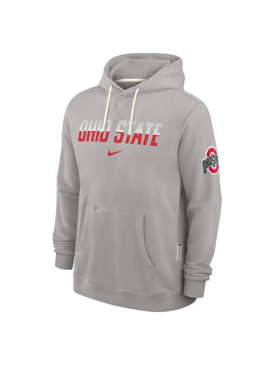 Худи Nike с капюшоном, серое, Dri-FIT, 2026 Sideline Standard Issue — изображение 1 из 2, серый