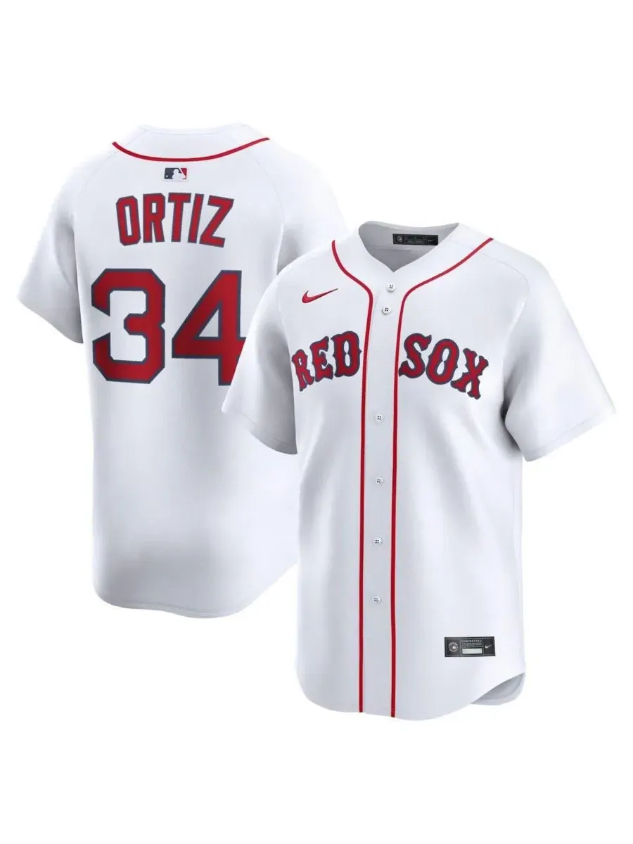 Домашняя бейсбольная джерси Nike David Ortiz Boston Red Sox Limited — изображение 1 из 3, белый