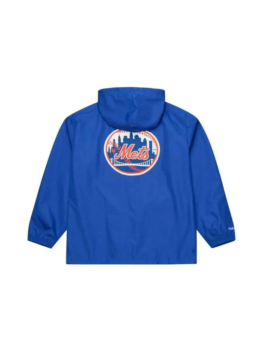Куртка-бомбер с капюшоном New York Mets Mitchell & Ness — изображение 2 из 4, королевский