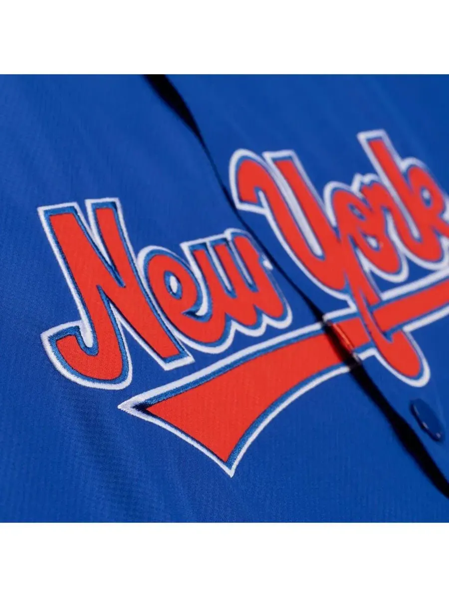Куртка-бомбер с капюшоном New York Mets Mitchell & Ness — изображение 3 из 4, королевский