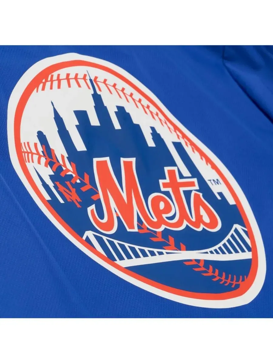 Куртка-бомбер с капюшоном New York Mets Mitchell & Ness — изображение 4 из 4, королевский