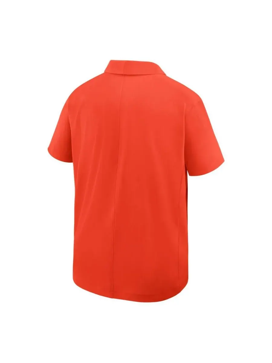 Nike Мужская оранжевая футболка-поло Illinois Fighting Illini из ткани Dri-FIT — изображение 2 из 3, оранжевый