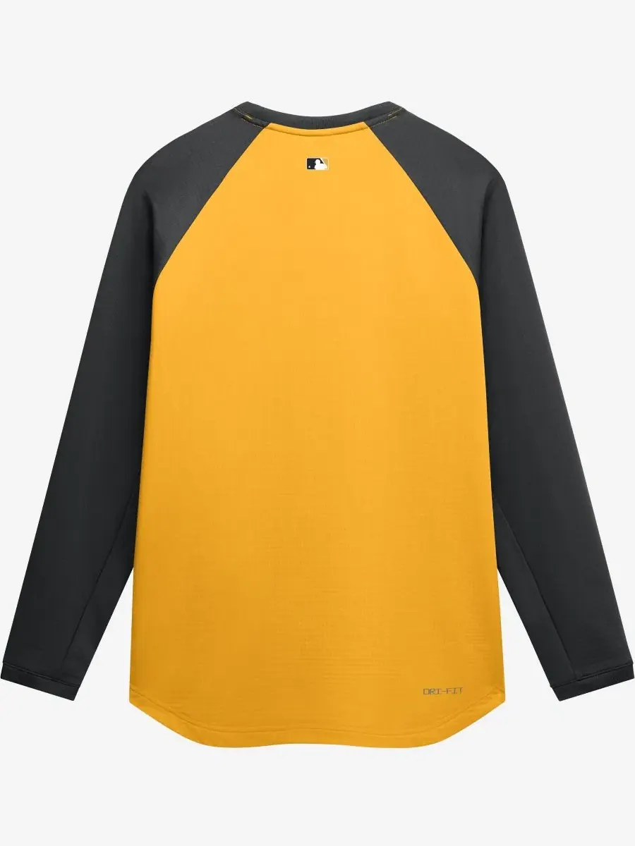 Свитшот с регланом Dri-FIT Pittsburgh Pirates Authentic Collection Nike — изображение 3 из 5, золото