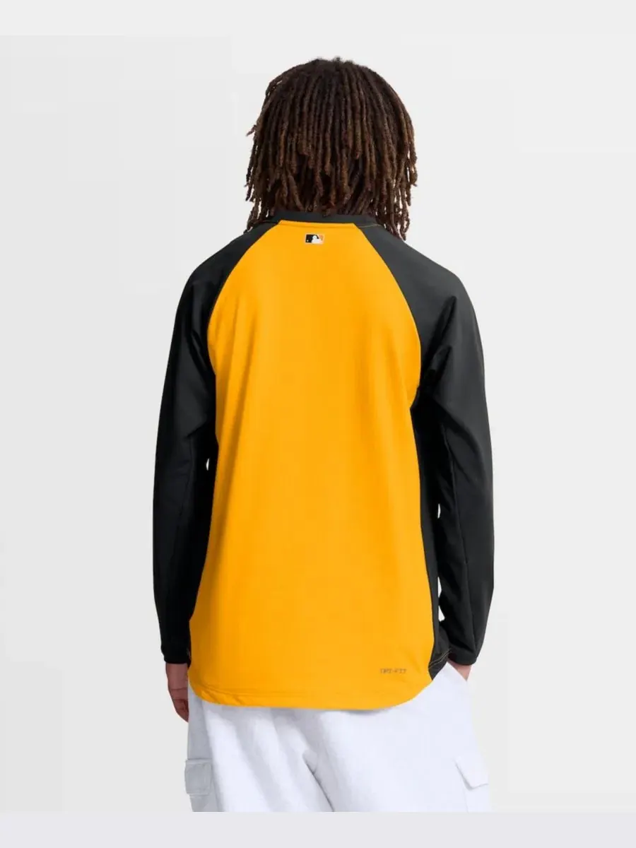 Свитшот с регланом Dri-FIT Pittsburgh Pirates Authentic Collection Nike — изображение 4 из 5, золото
