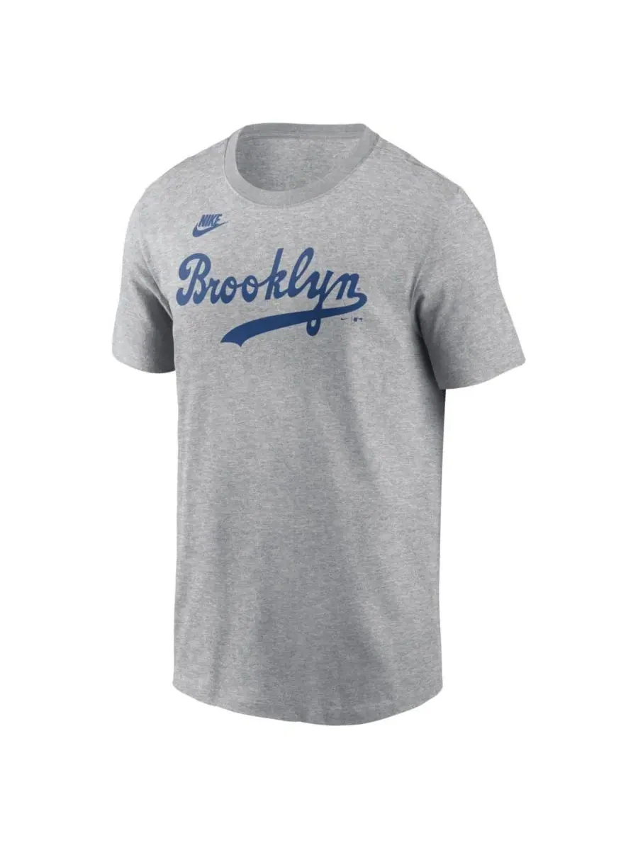 Футболка с длинным рукавом с принтом Jackie Robinson Brooklyn Dodgers Nike — изображение 2 из 3, серый