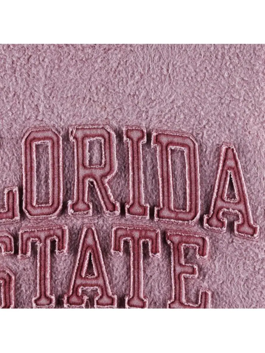 Женская толстовка с принтом "Garnet Distressed Florida State Seminoles Ponchoville" Pressbox — изображение 3 из 4, гранат