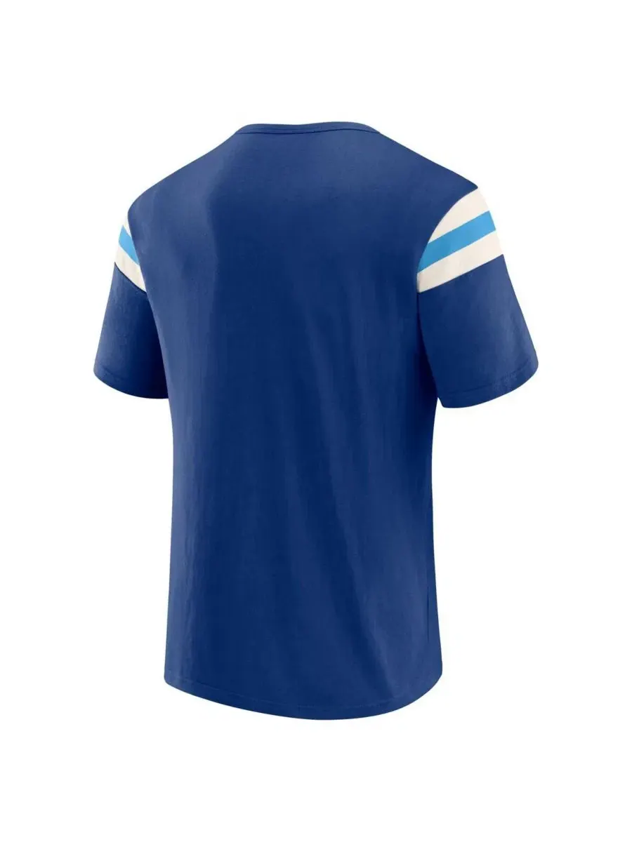 Футболка с принтом Distressed Sleeve Stripe, Darius Rucker Collection by Fanatics — изображение 3 из 4, королевский