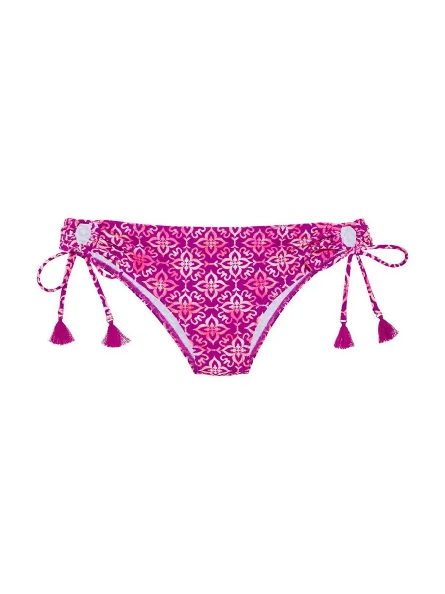 Женские плавки бикини с кисточками, с принтом LASCANA, Berry Printed — изображение 6 из 8
