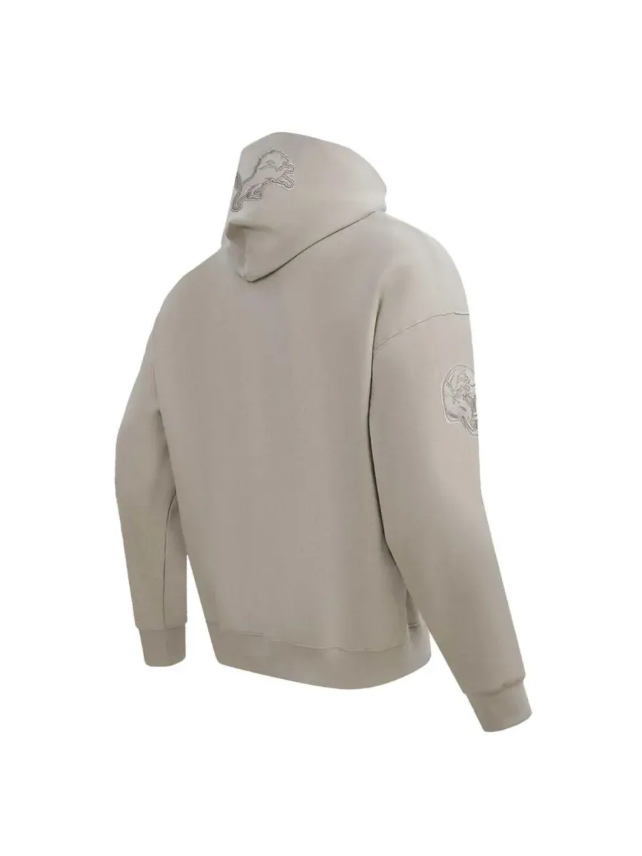 Мужская толстовка с капюшоном Aidan Hutchinson Tan Detroit Lions Player Name Number Pro Standard — изображение 2 из 4
