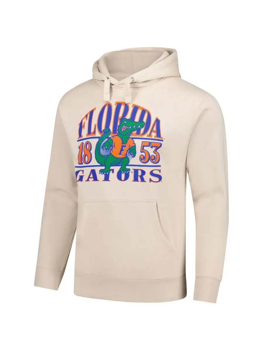 Image One Мужская кремовая толстовка с капюшоном и надписью "Florida Gators" (Флорида Гейторс) — изображение 3 из 3, бежевый