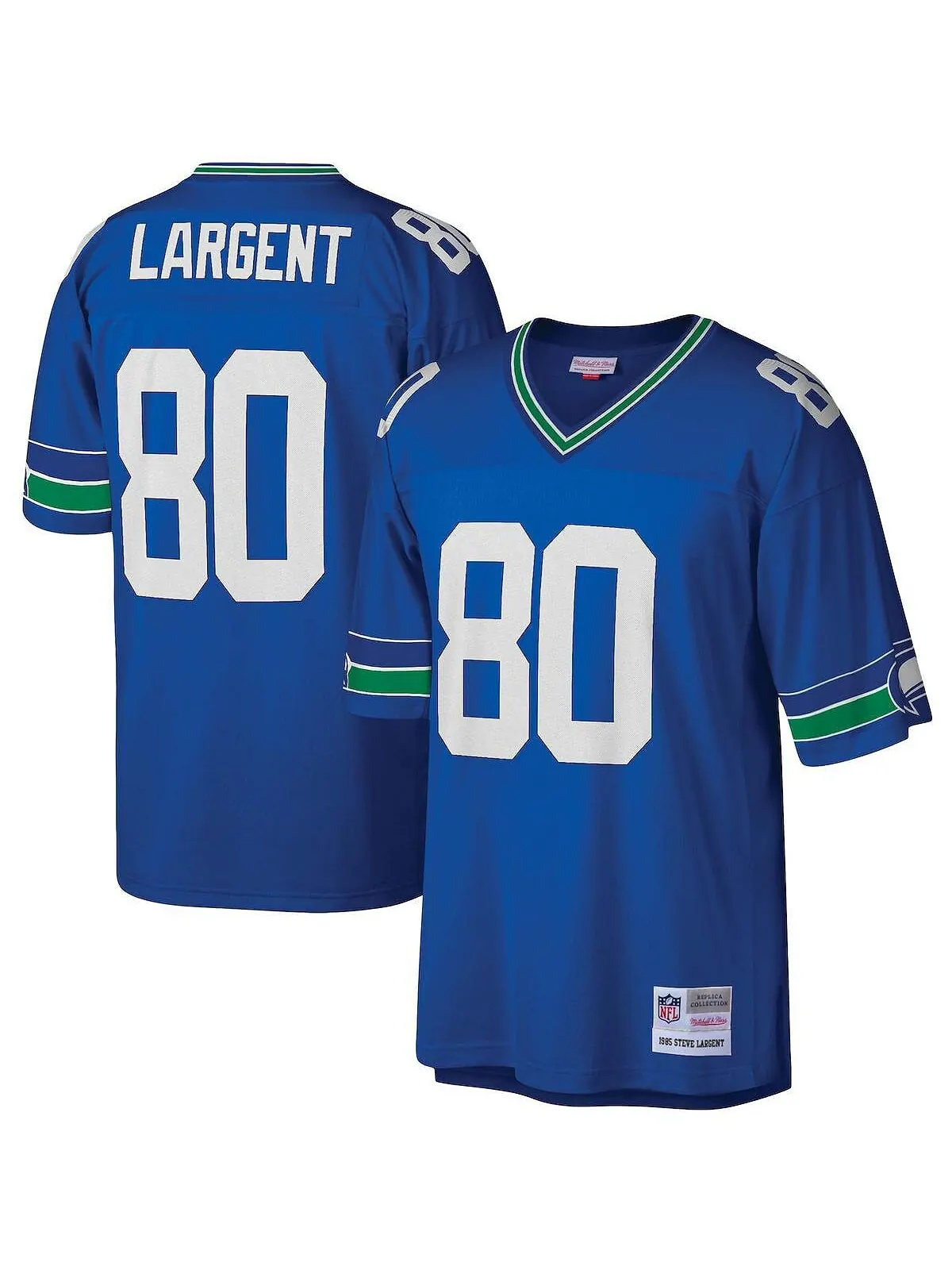 Футболка Mitchell & Ness Men's Steve Largent Royal Seattle Seahawks Legacy — изображение 1 из 3, королевский