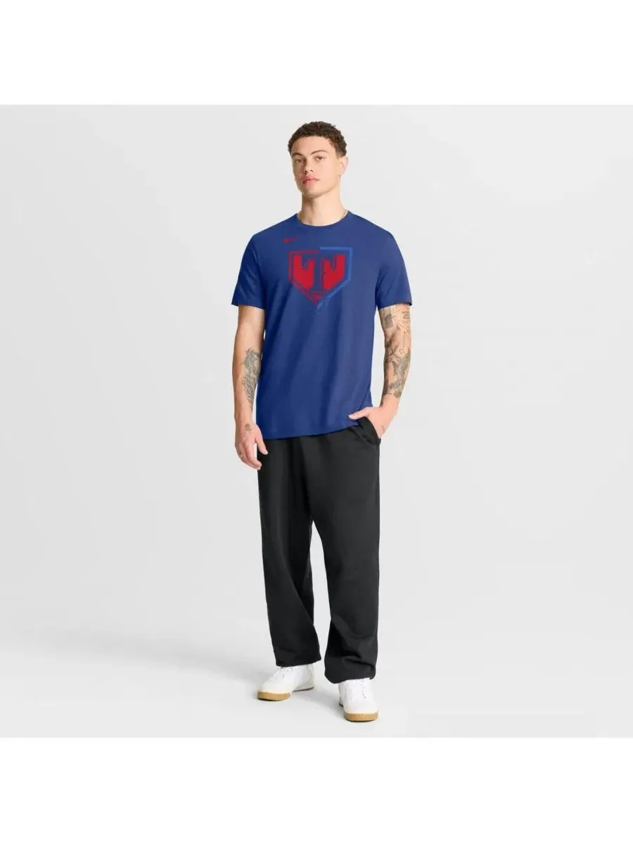Мужская футболка Royal Texas Rangers Icon Nike — изображение 3 из 3, королевский