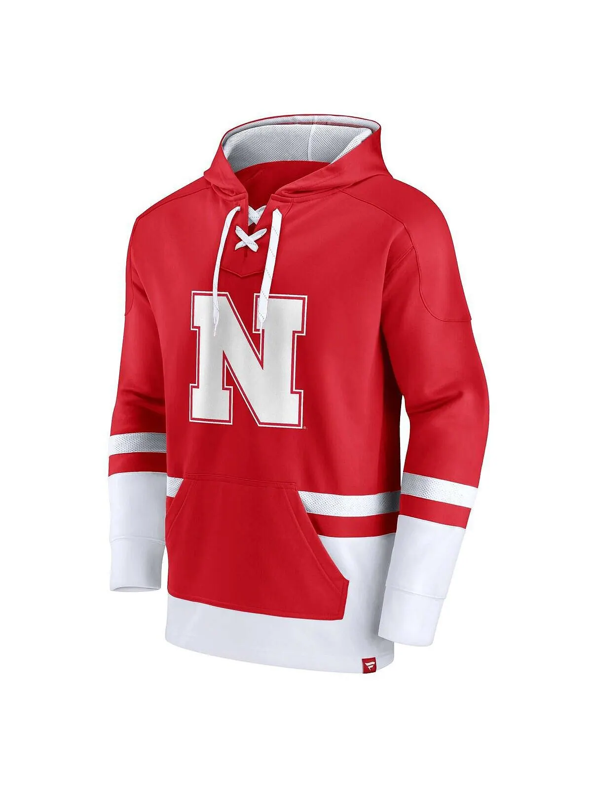 Мужская фирменная толстовка с капюшоном scarlet nebraska huskers first battle pullover Fanatics — изображение 3 из 3, алый