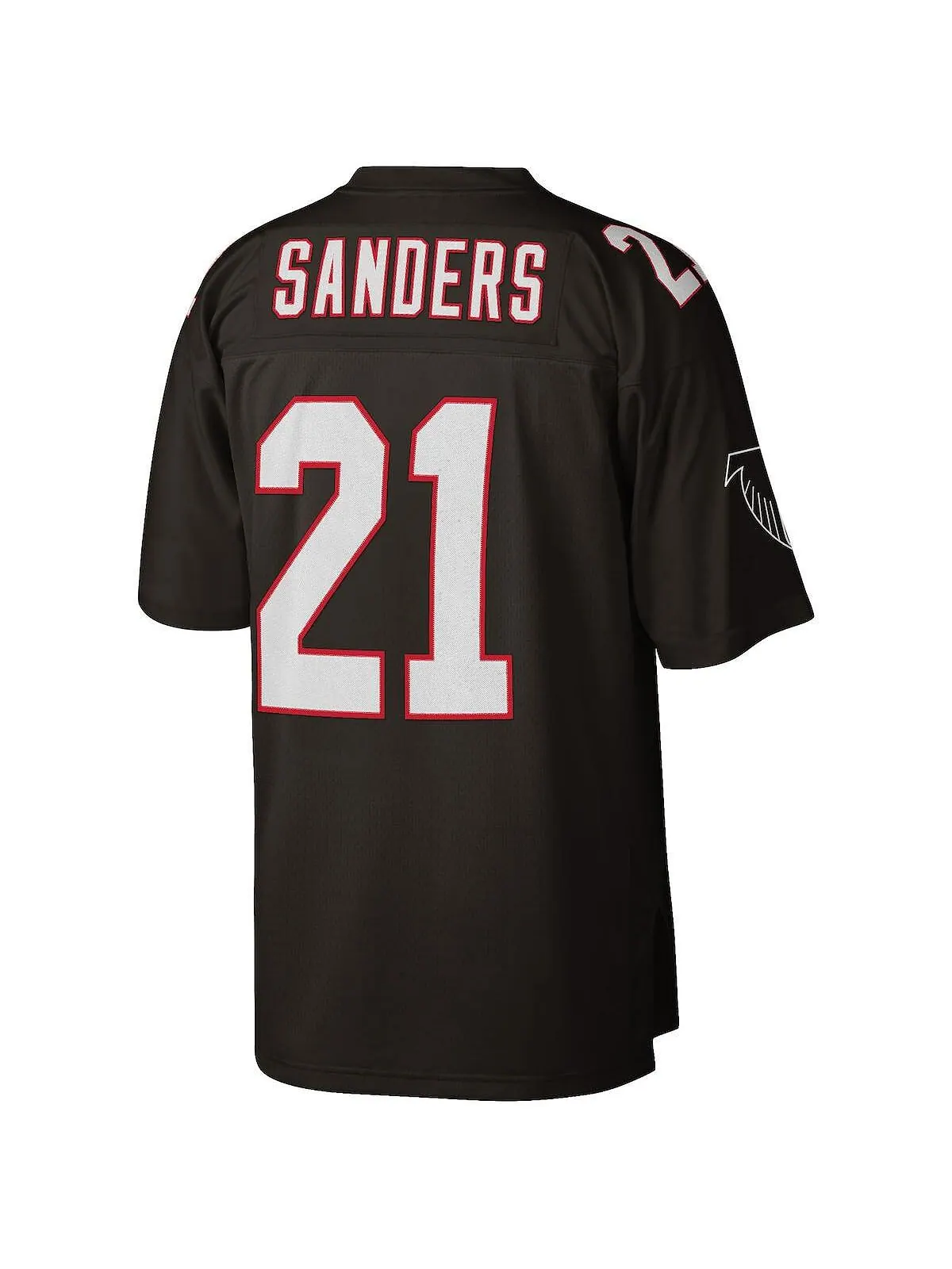 Мужская футболка deion sanders black atlanta falcons big and tall 1992 года, копия джерси для — изображение 3 из 3, черный
