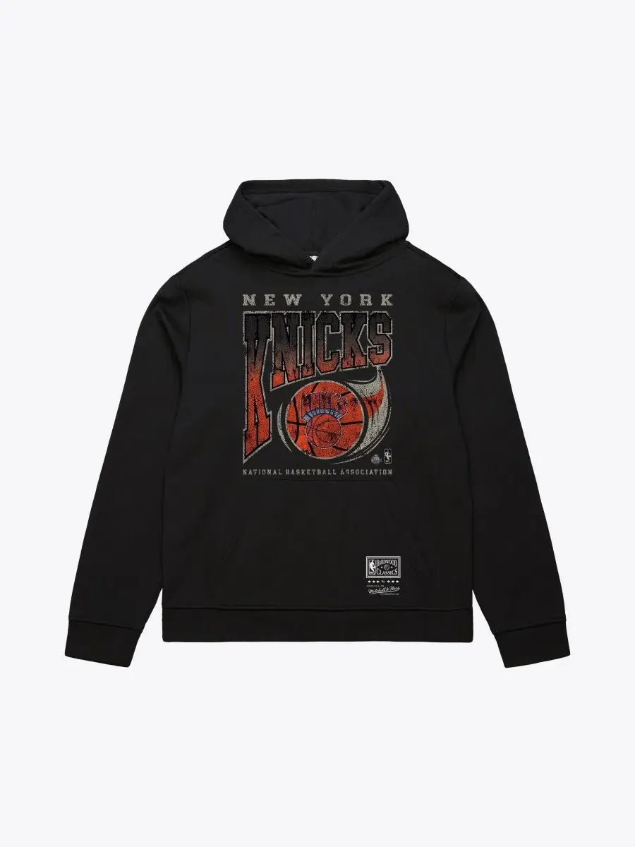 Худи с принтом New York Knicks Ball Out Mitchell & Ness — изображение 1 из 2, черный