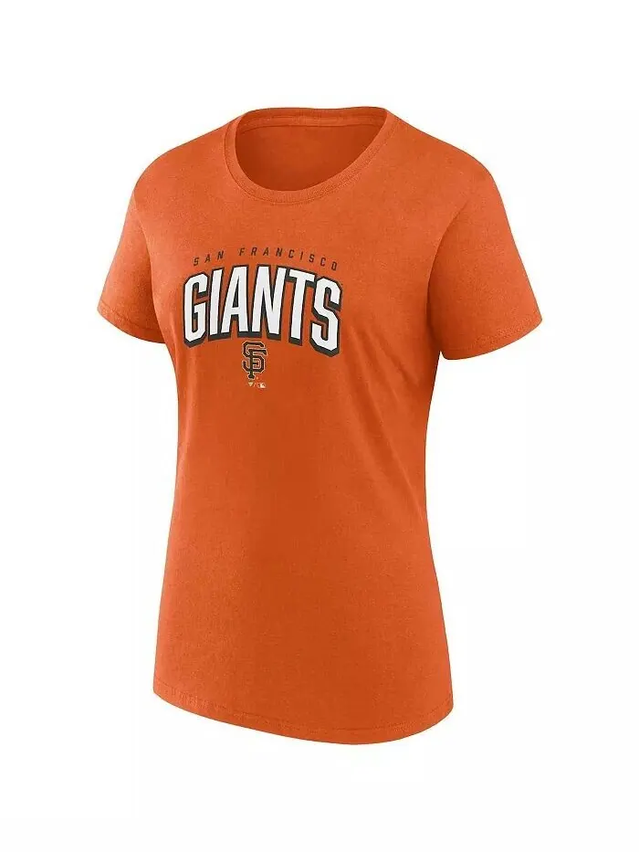 Женский комплект футболок для болельщиков San Francisco Giants черного и оранжевого цвета Fanatics — изображение 2 из 4